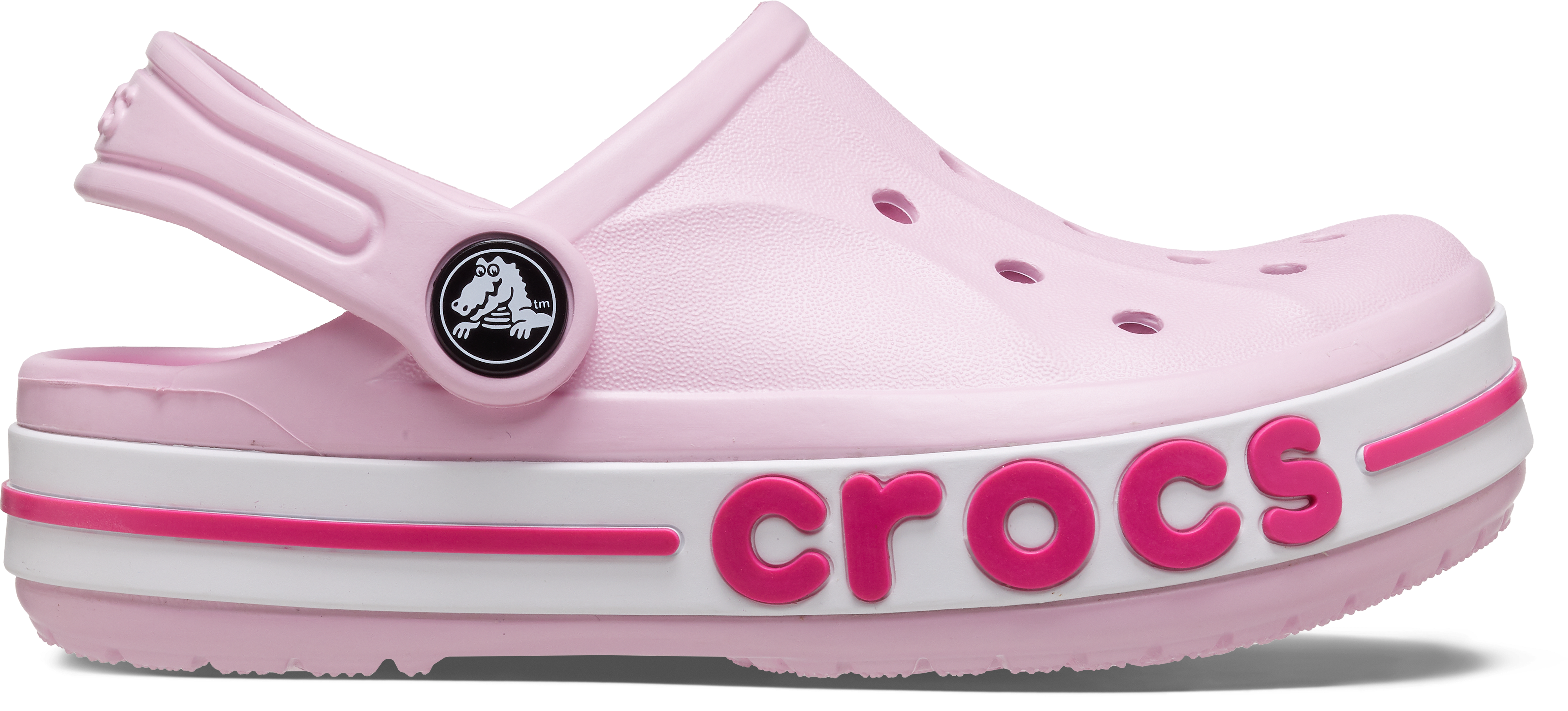 Crocs | Kids | Bayaband | Clogs | Ballerina Pink / Candy Pink | C12