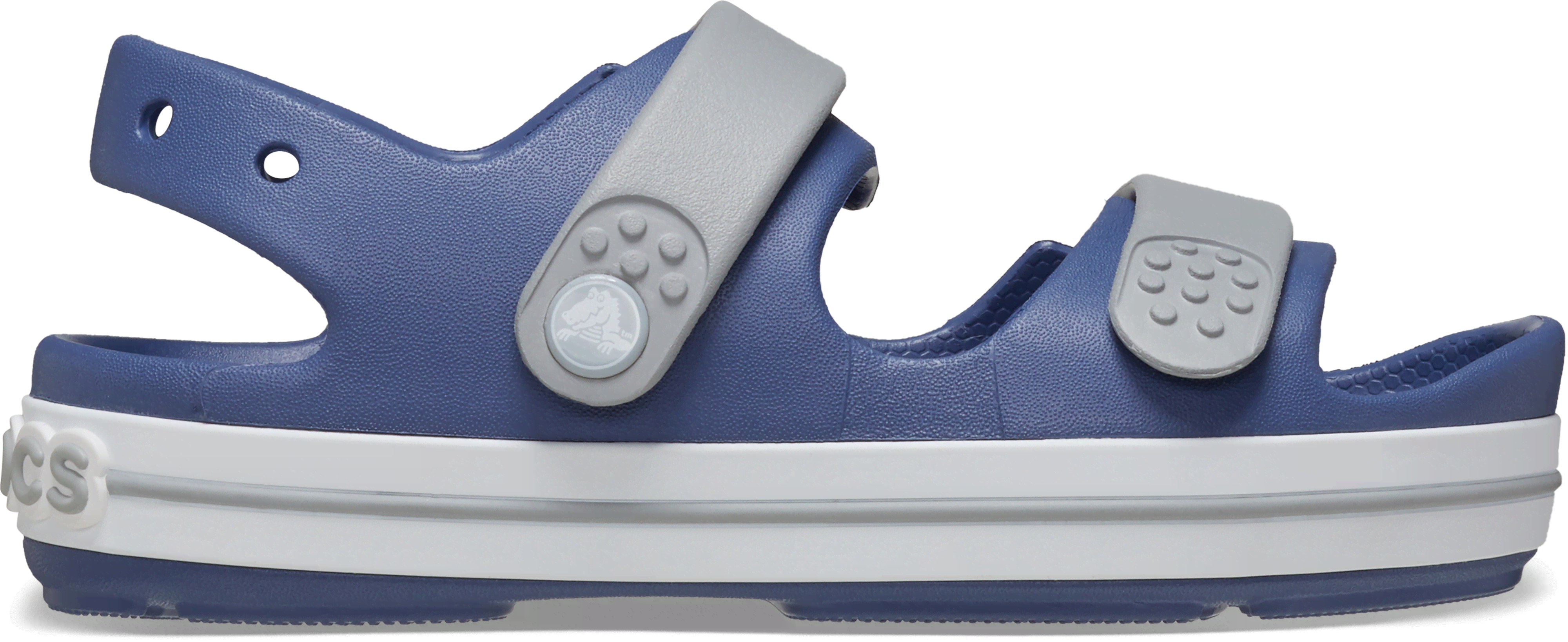 Crocs | Kids | Crocband Cruiser | Sandals | Bijou Blue / Light Grey | J1