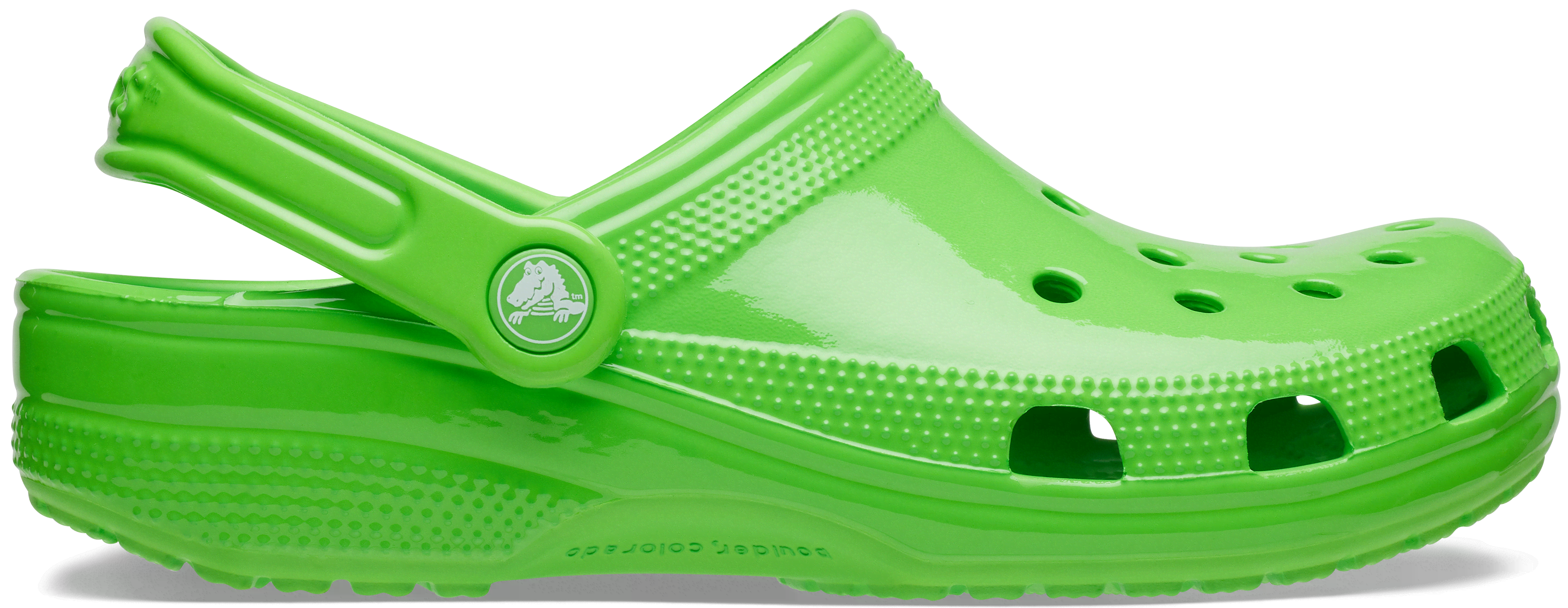Crocs | Unisex | Classic Neon Highlighter | Clogs | Green Slime | W10/M9