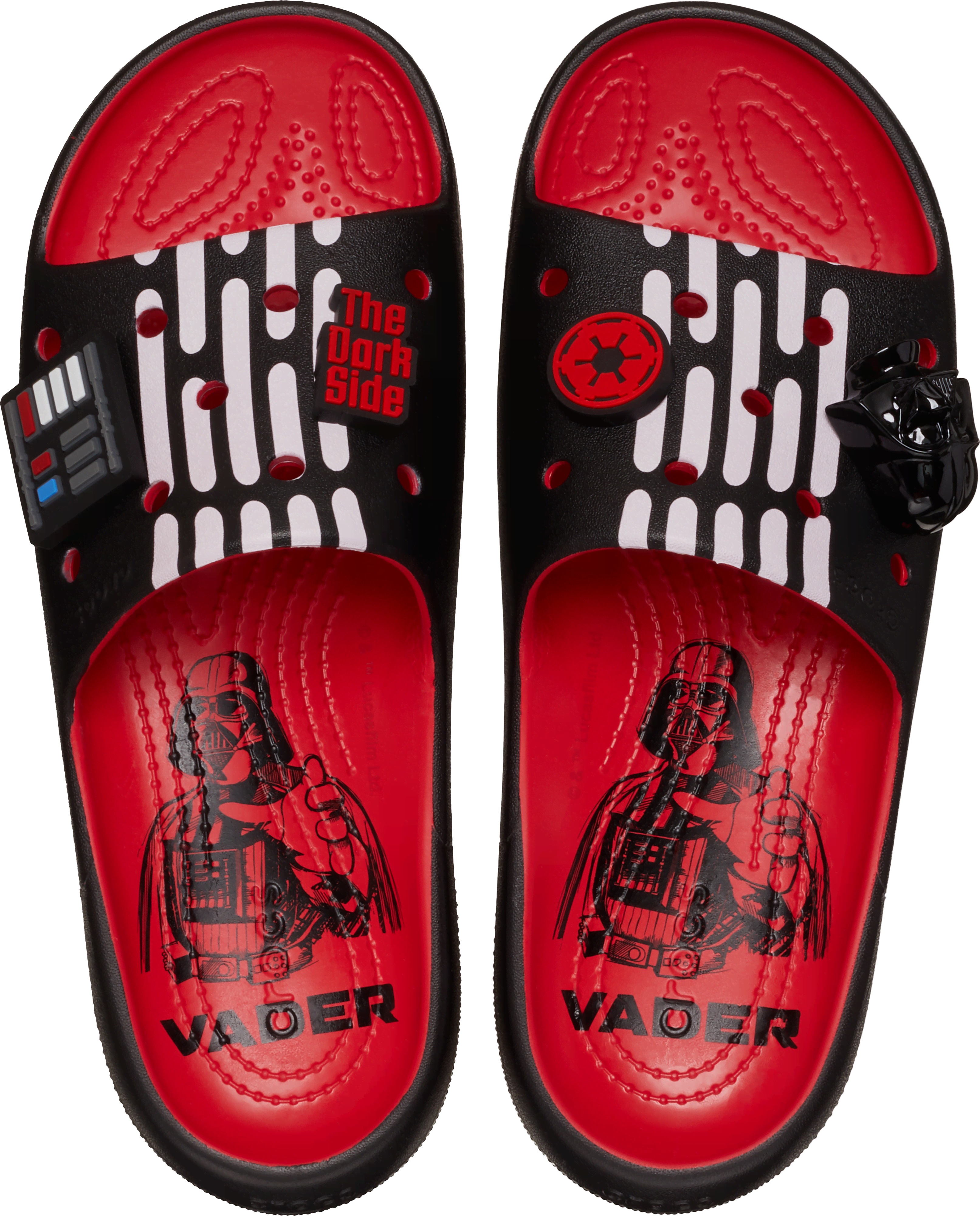 Crocs | Unisex | STAR WARS Darth Vader Classic | Slides | Varsity Red | W6/M5