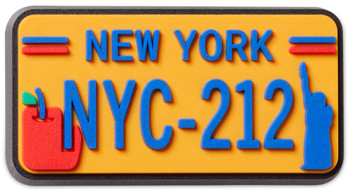 

New York License Plate