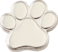 Silver Paw Print