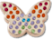 Gold Rainbow Encrstd Butterfly
