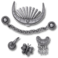 Silver Metal Mix 5 Pack