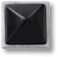 Black and Silver Pyramid Stud