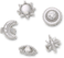 Sandal C Charms Silver Icons 5 Pack