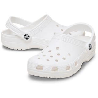White Classic Clog - Pair - Crocs