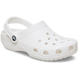 White Classic Clog - Angle - Crocs