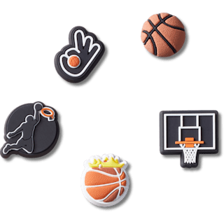 Basketball Team 5 Pack - charm view - Jibbitz