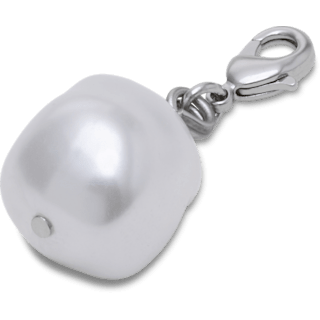 Natural Pearl - charms on shoes - Jibbitz