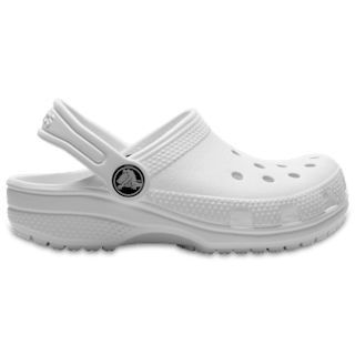 White Kids' Classic Clog - Side - Crocs