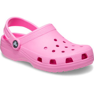 Taffy Pink Kids' Classic Clog - Angle - Crocs
