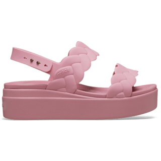 Rosette Brooklyn Woven Low Wedge - Side - Crocs