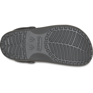 Black Sand Classic Floral Cut-Out Clog - Bottom - Crocs