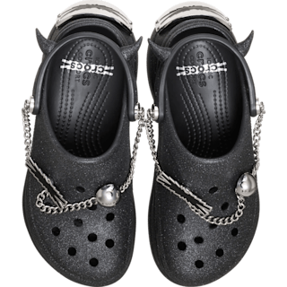 Glitter / Black LE SSERAFIM Bae Clog - Side -