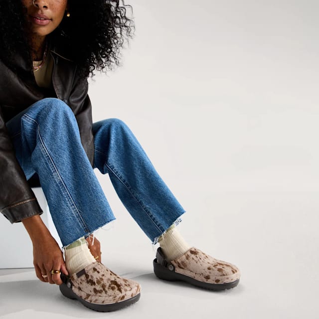 Crafted Pony Hair Clog - Crocs