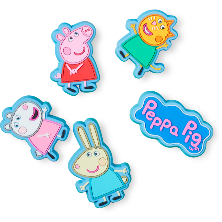 Peppa Pig Pack Jibbitz Shoe Charm Crocs