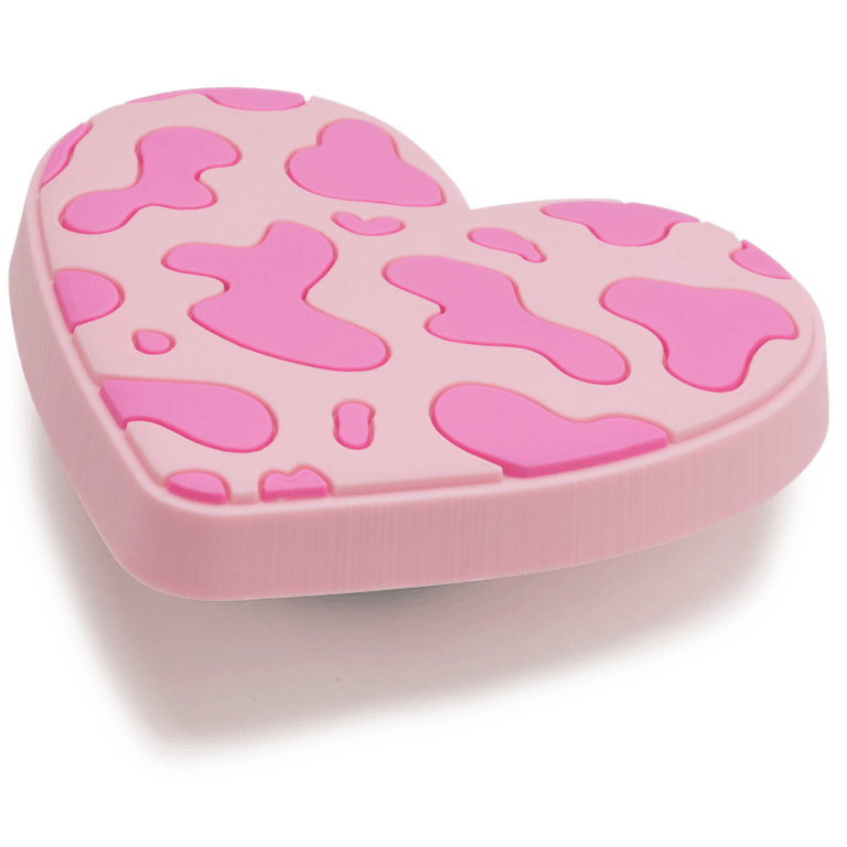 Pink Tonal Print Heart