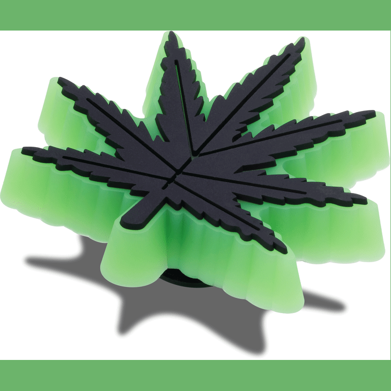 Lights Up Hemp Leaf