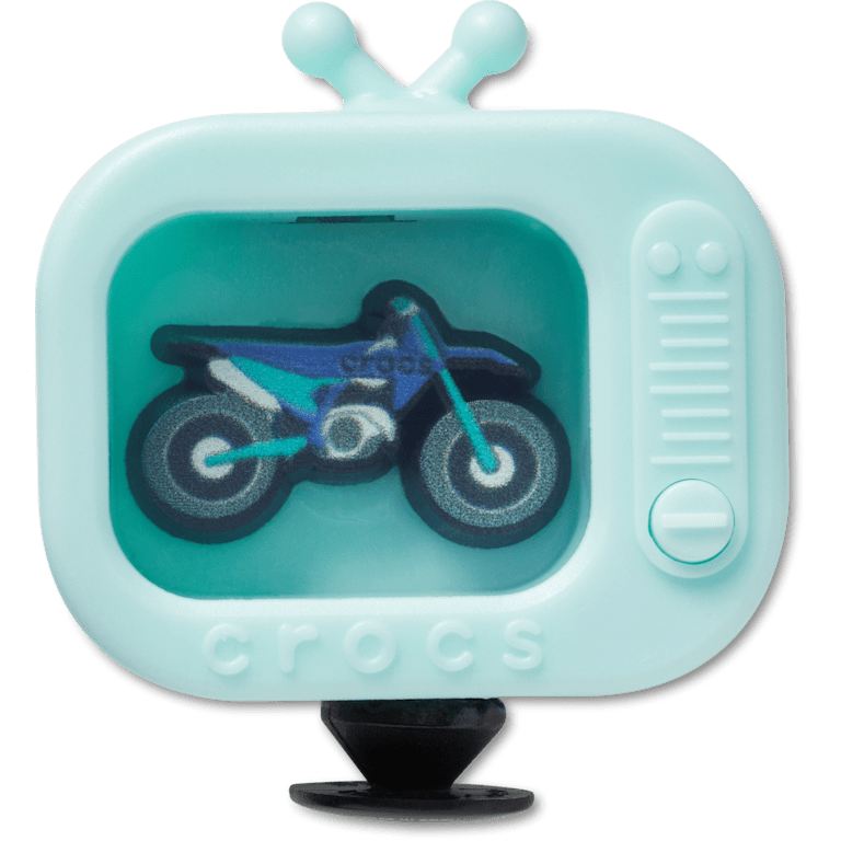 Dirt Bike Croc Charms Motorcycle Jibbitz Motorcycle TV Flashlight