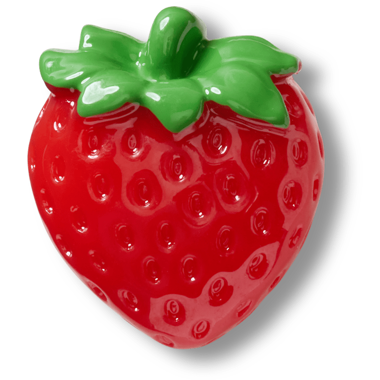 Crocs Shoes Strawberry Croc Charm Shiny Strawberry Jibbitz™ Charms