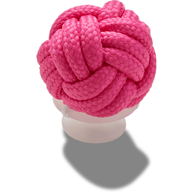 Pink Knotted Puff