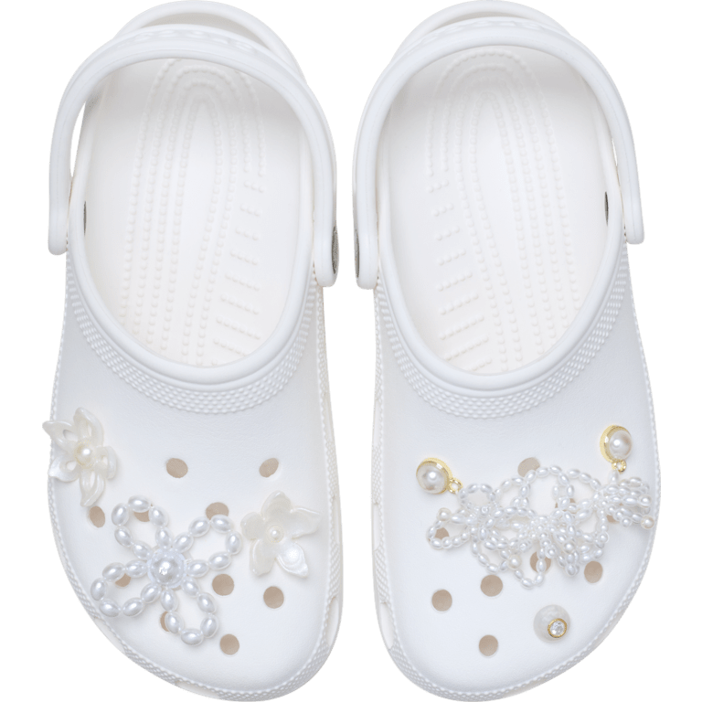 White Pearl Beaded 5 Pack