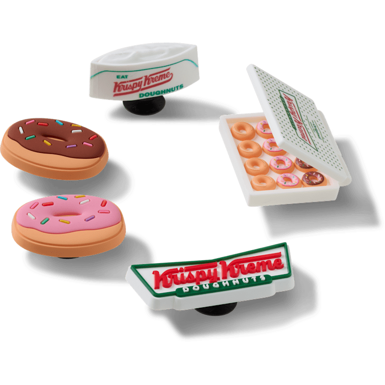 Krispy Kreme Crocs 5 Pack Jibbitz