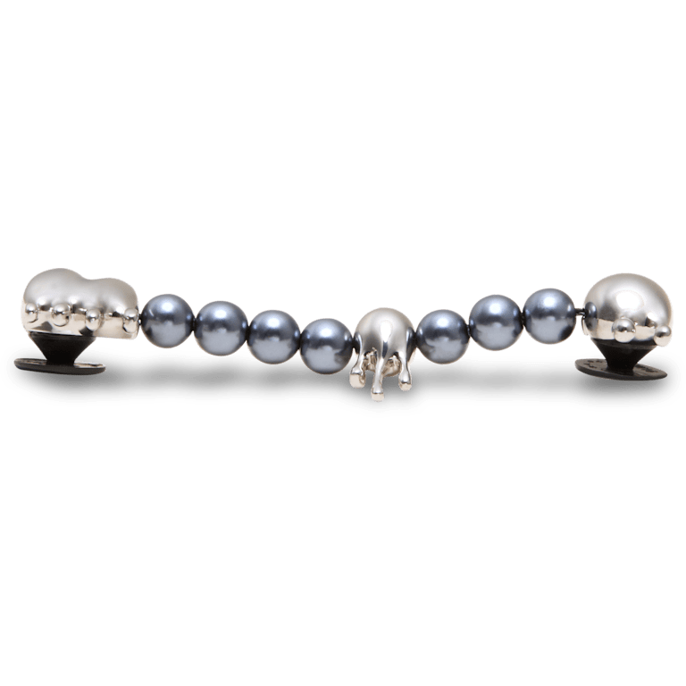 Pearl Melted Silver Chain