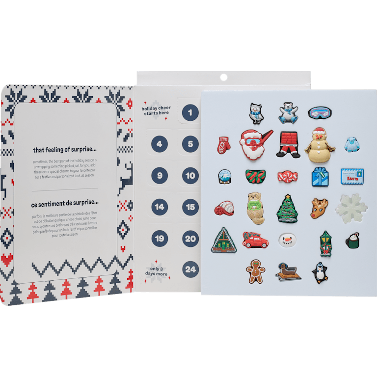 Holiday Advent Calendar 2025 Jibbitz™ charms Crocs