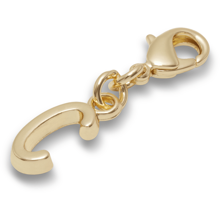 Gold Letter A Charm