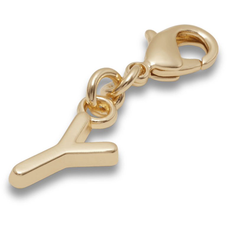 Gold Letter K Charm