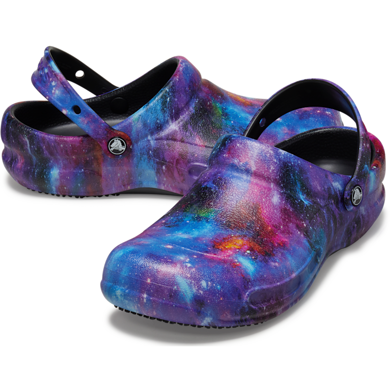 Bistro Graphic Slip Resistant Work Clog