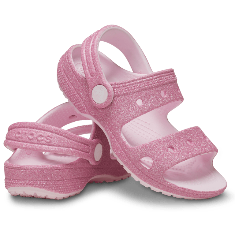 Toddler Classic Crocs Glitter Sandal