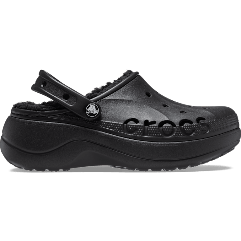 Platform Clog Black Lined Crocs Women Classic Platform Classic