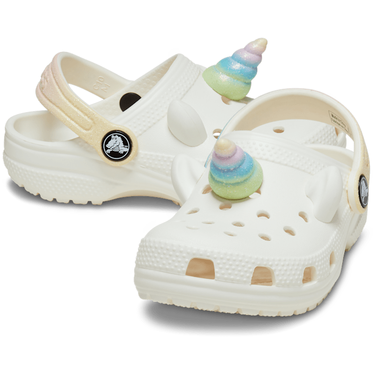 Toddler Classic I AM Rainbow Unicorn Clog