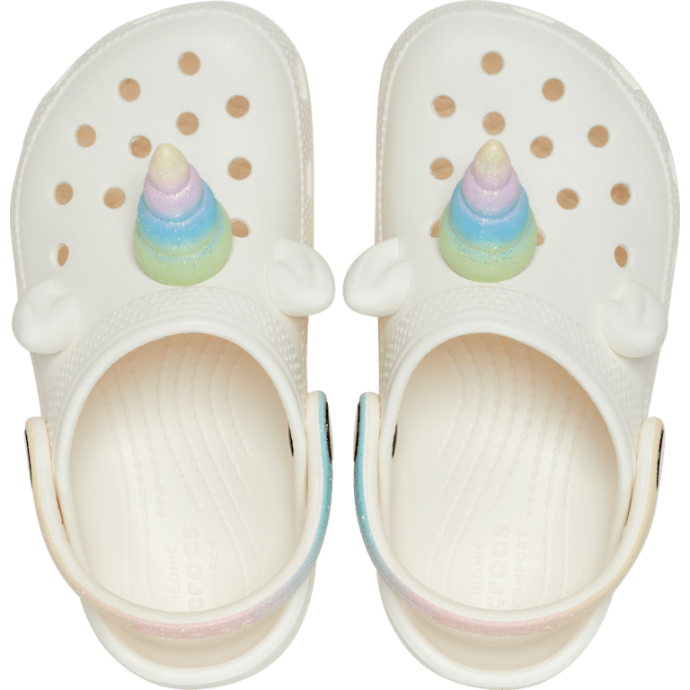 Toddler Classic I AM Rainbow Unicorn Clog