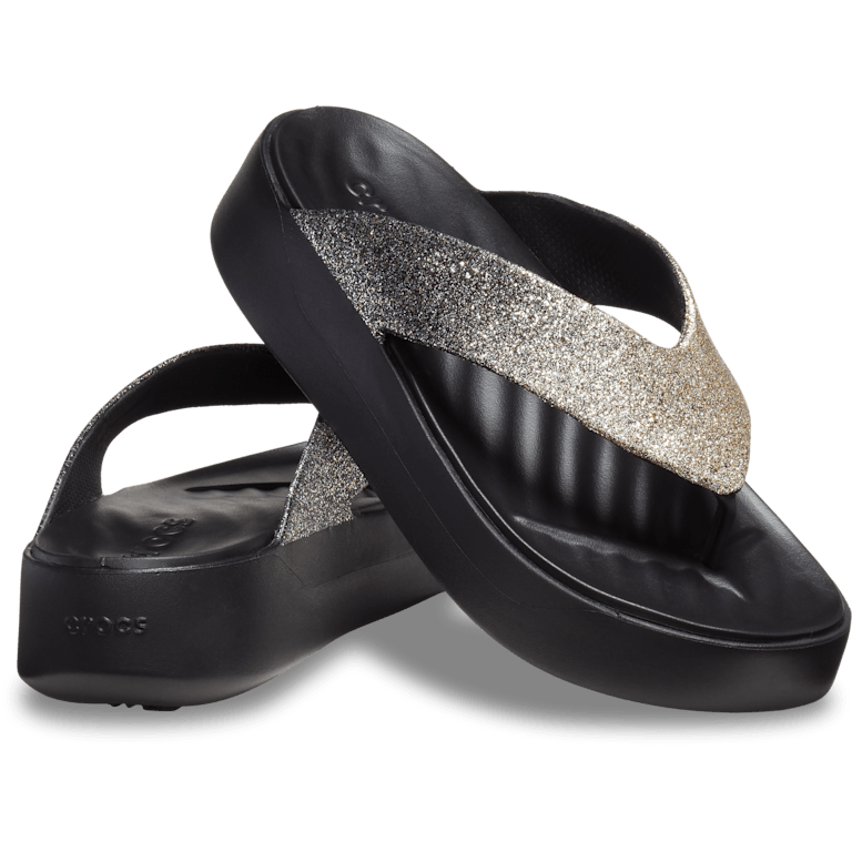 Getaway Chunky Glitter Platform Flip