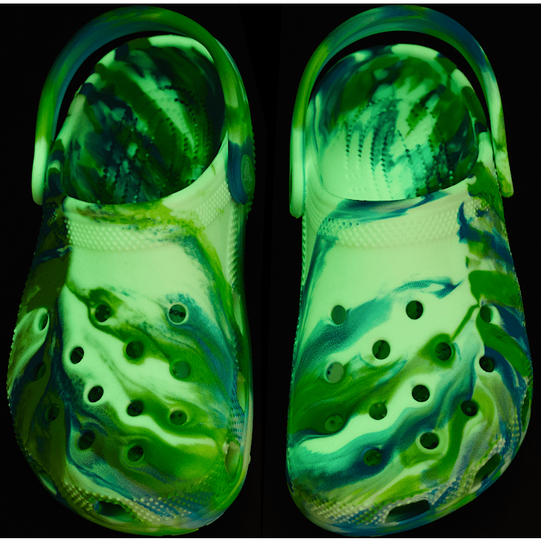 Toddler Classic Glow-in-the-Dark Marbled Clog