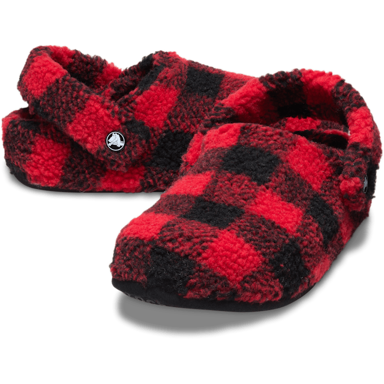 Classic Buffalo Check Cozzzy Slipper Crocs