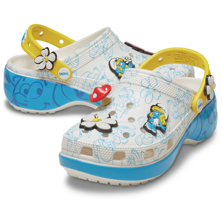 Smurfs Platform Clog