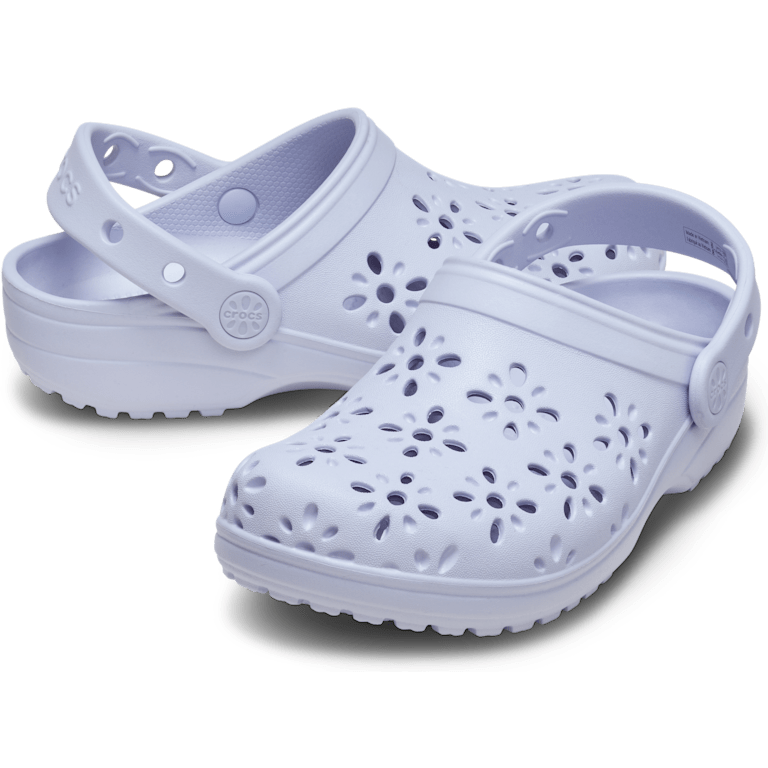 Kids' Classic Floral Cut-Out Clog