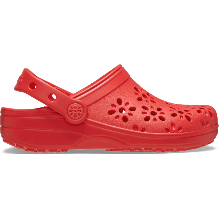 Kids' Classic Floral Cut-Out Clog