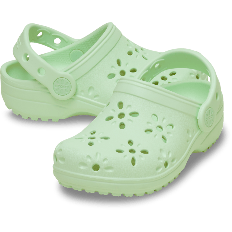 Toddler Classic Floral Cut-Out Clog