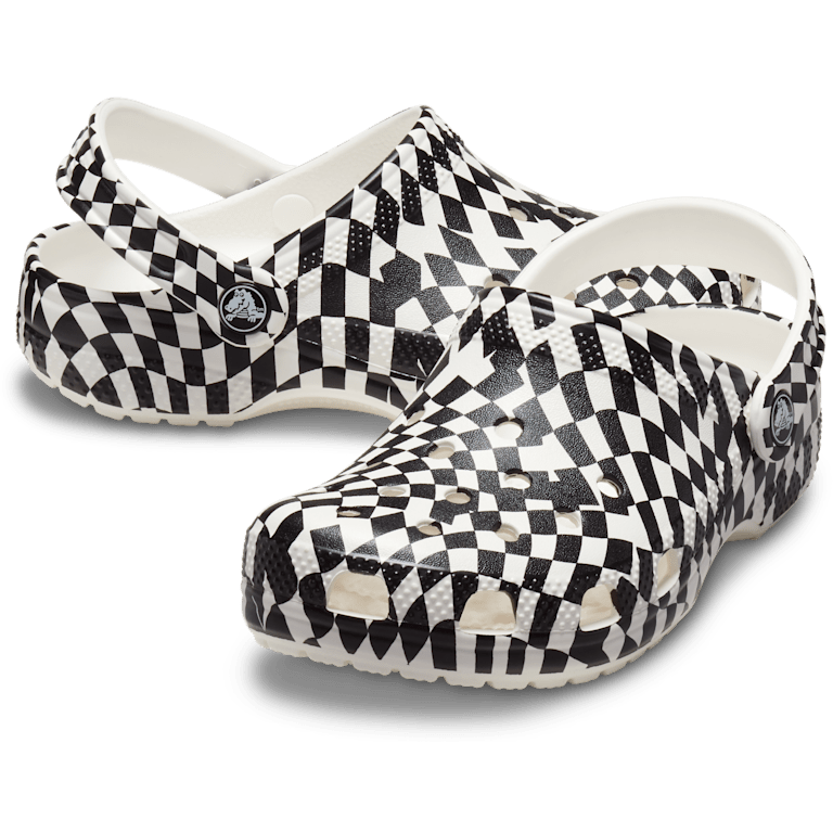 Kids’ Warped Checker Clog