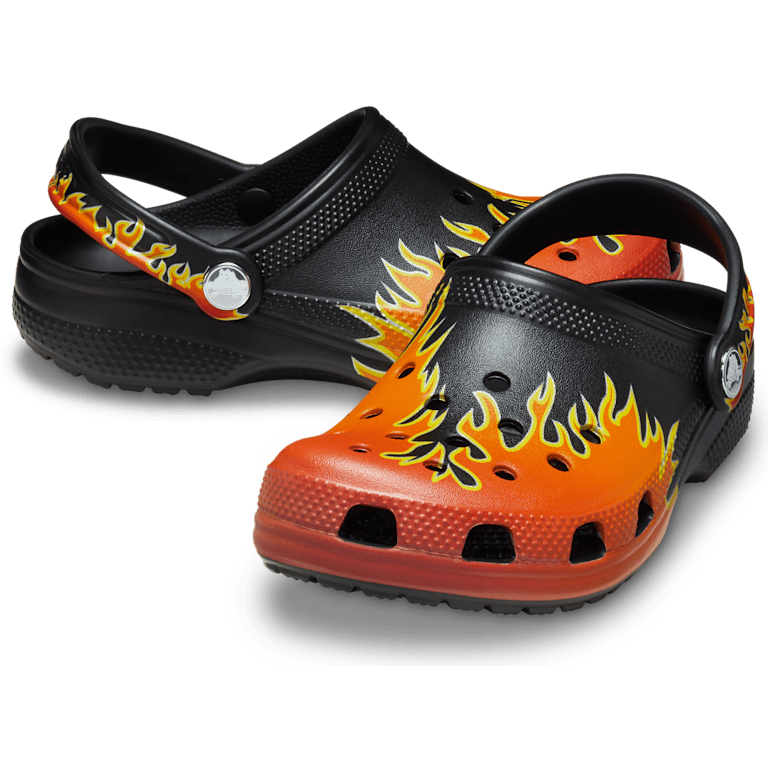Kids’ Classic Flames Clog