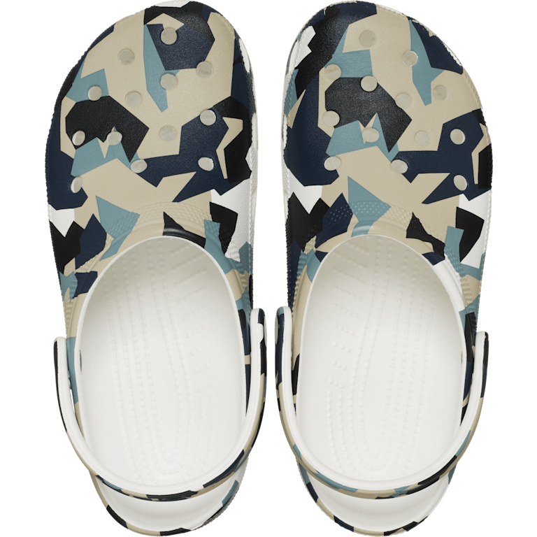 Classic Geo Camo Clog