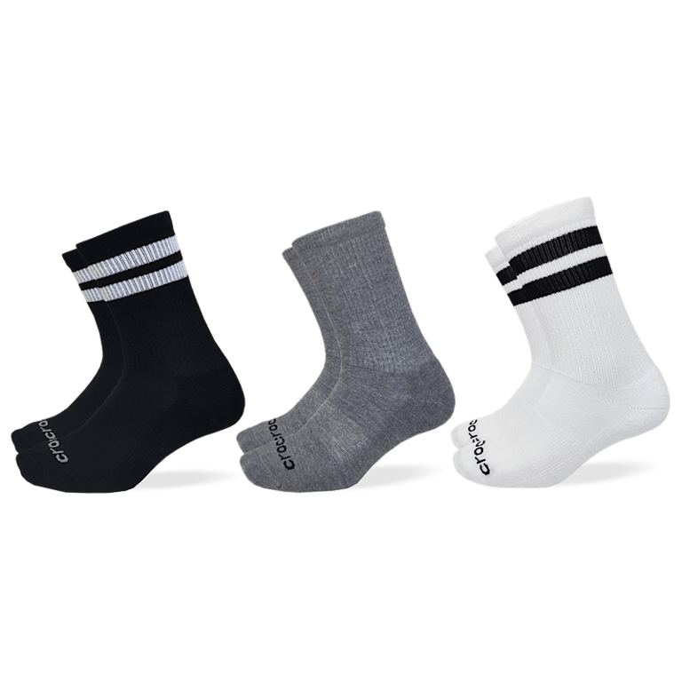 CrocsSocks Crew Large Stripe 3-Pack