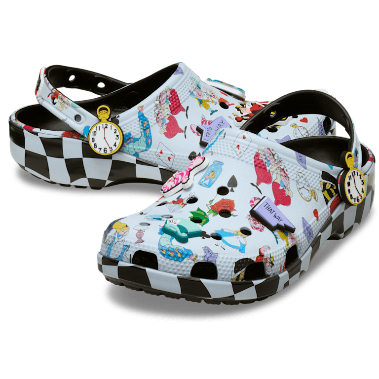 Disney Alice in Wonderland Print Classic Clog