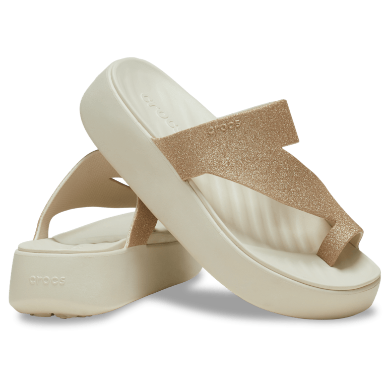 Getaway Platform Glitter Toe Loop